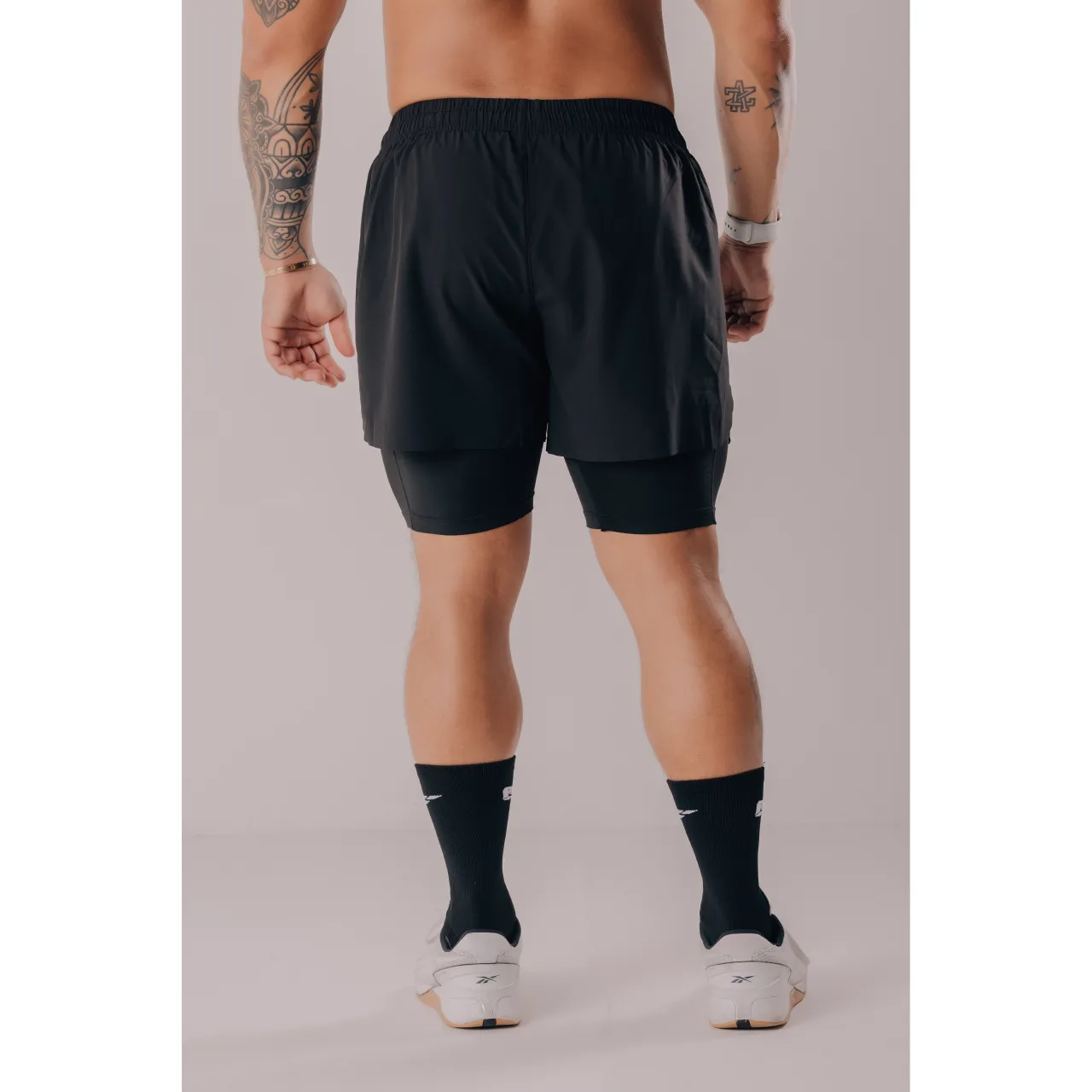 Palmfit Core 2 in 1 Shorts, Black