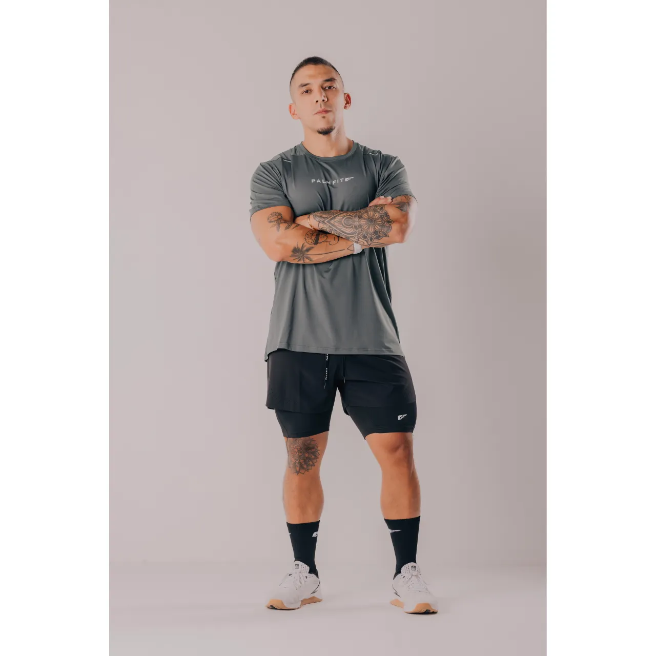 Palmfit Core 2 in 1 Shorts, Black