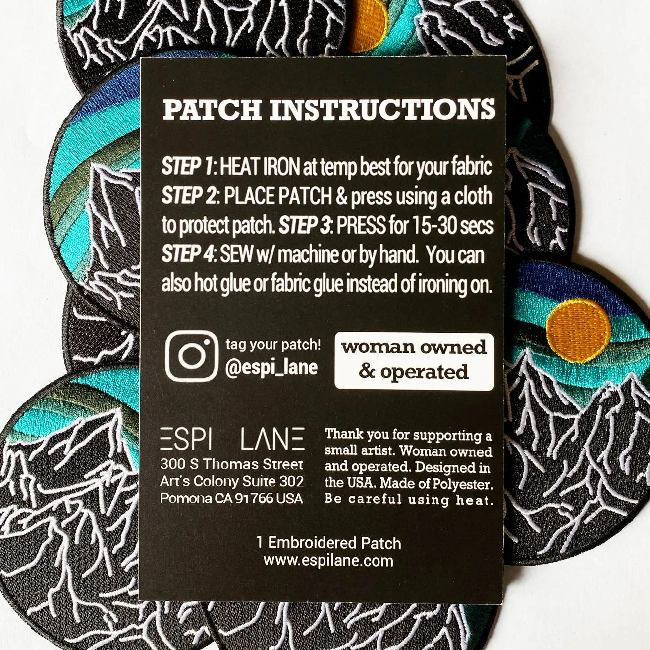 Patch | Espi Lane | Night Mountain Outdoor Iron-On