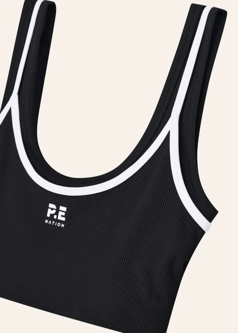 P.E NATION Forward Crop - Black