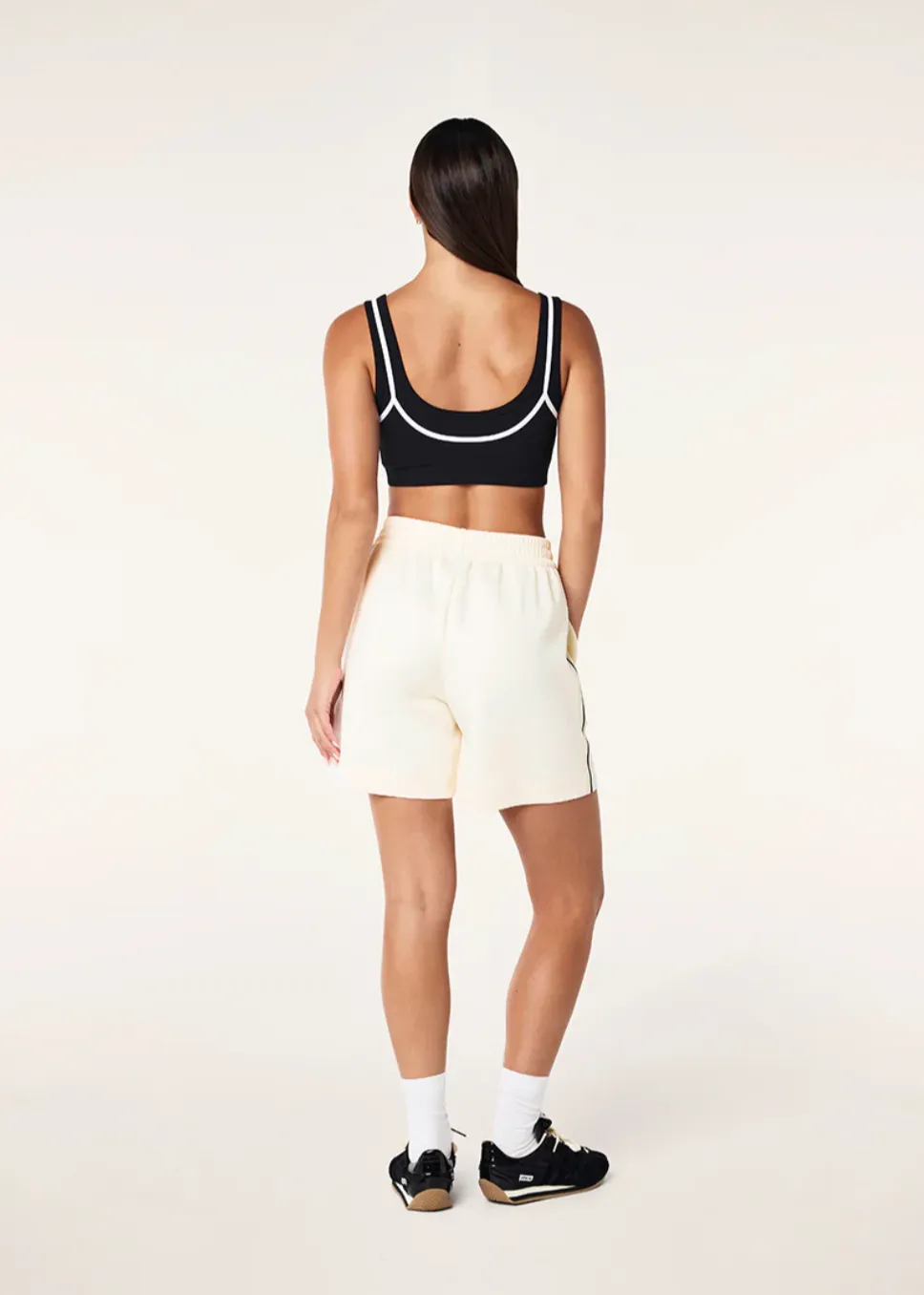 P.E NATION Forward Crop - Black
