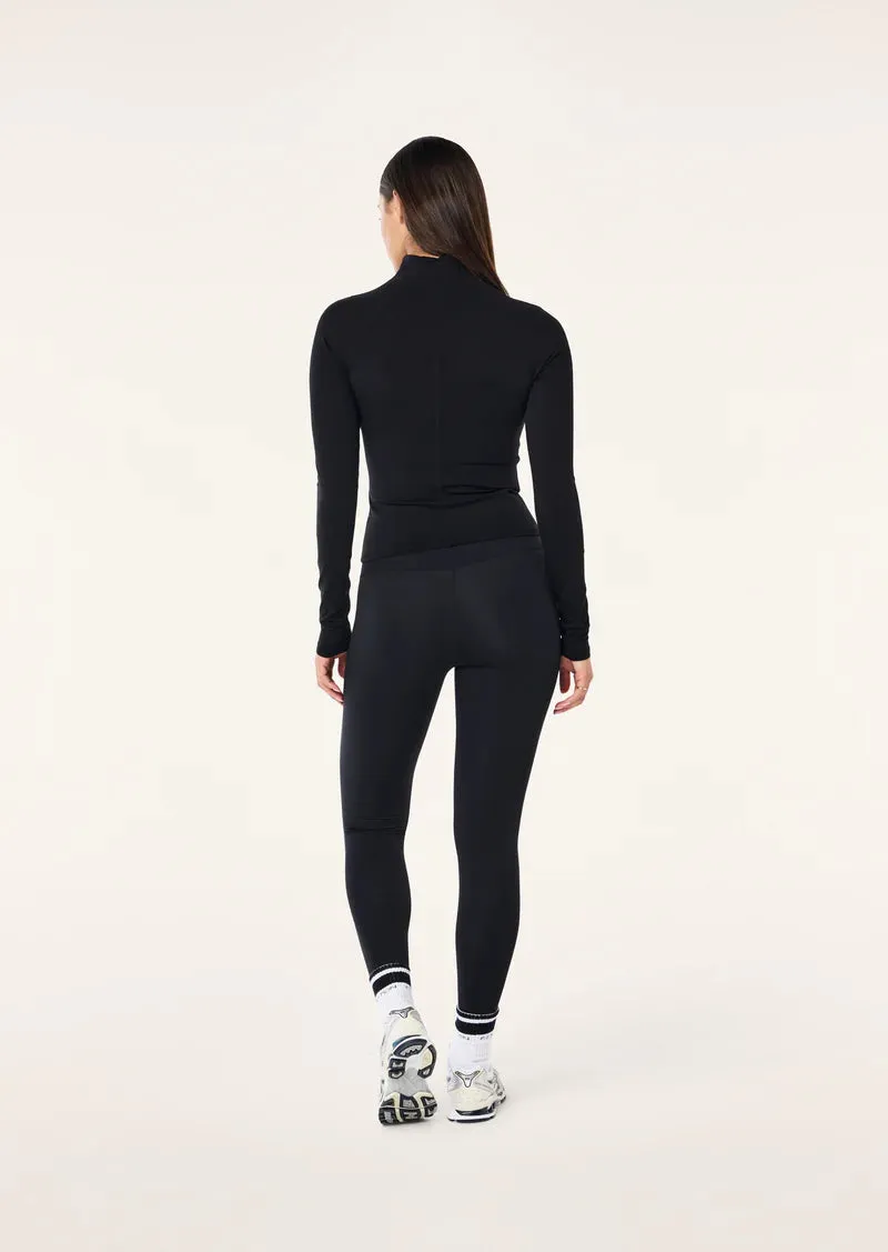 P.E Nation Routine Quarter Zip Long Sleeve - Black