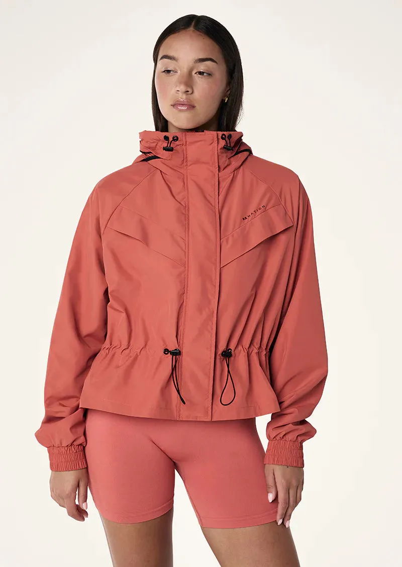 P.E NATION - Shelter Jacket - Brick Red