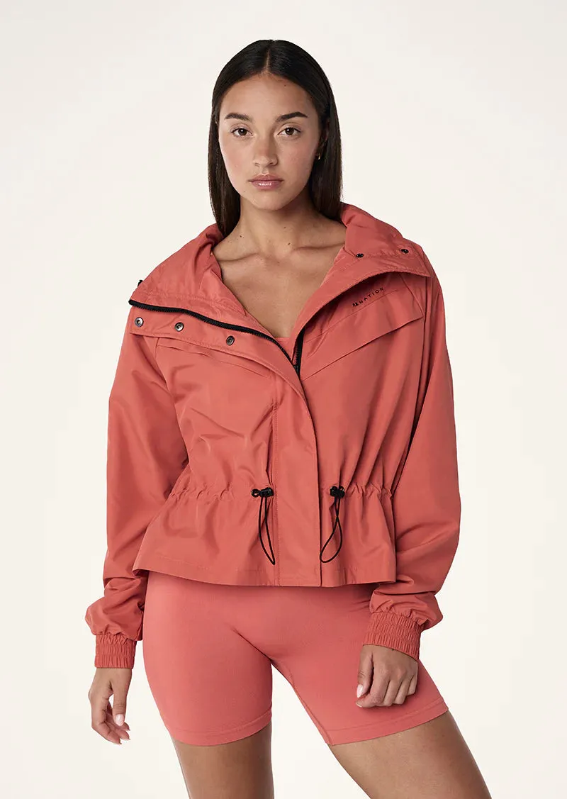 P.E NATION - Shelter Jacket - Brick Red