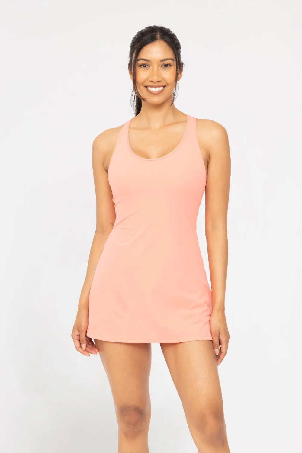 Peachy Twist Athletic Dress