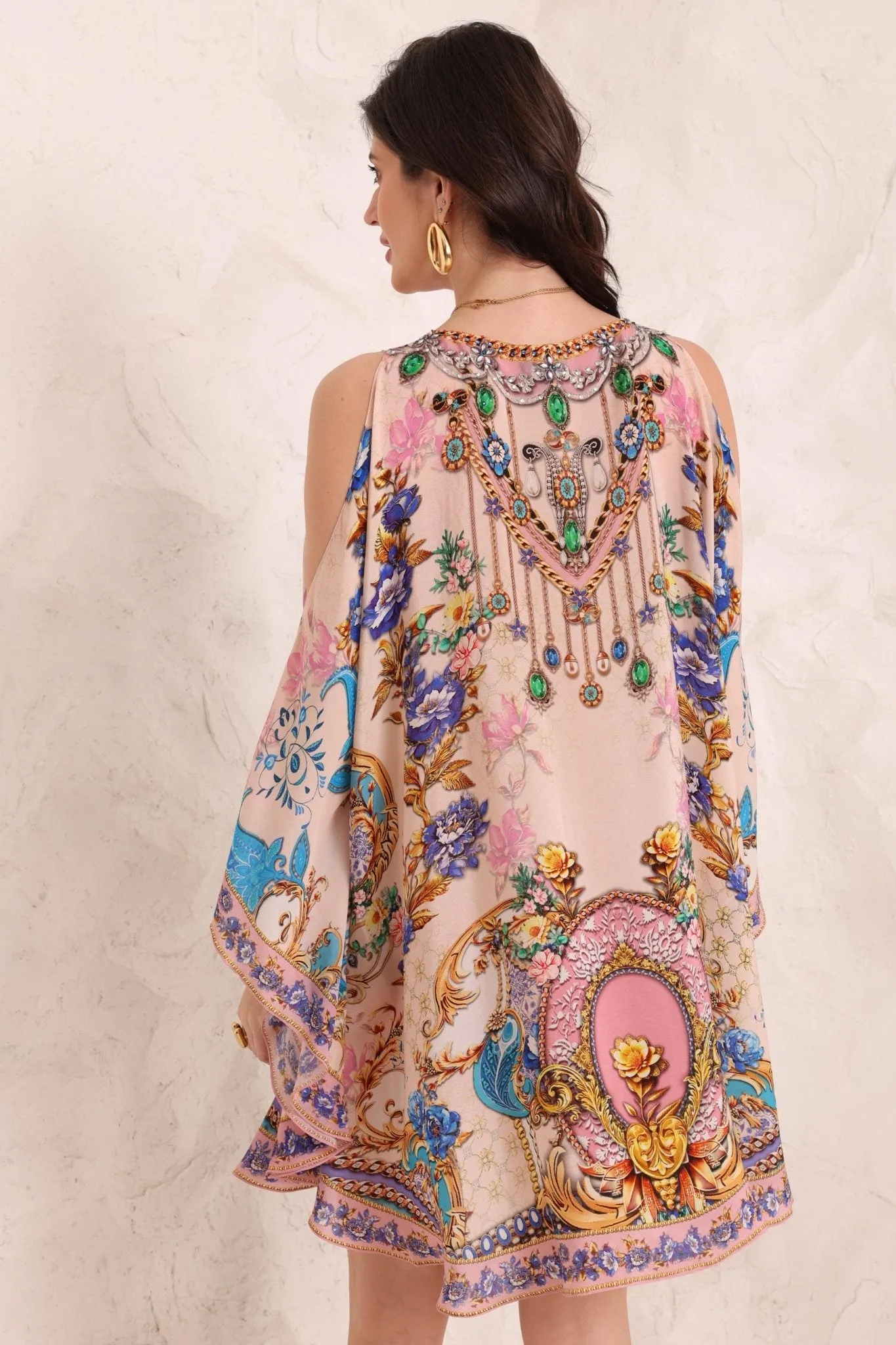 Peacock Dreams Kaftan Dress
