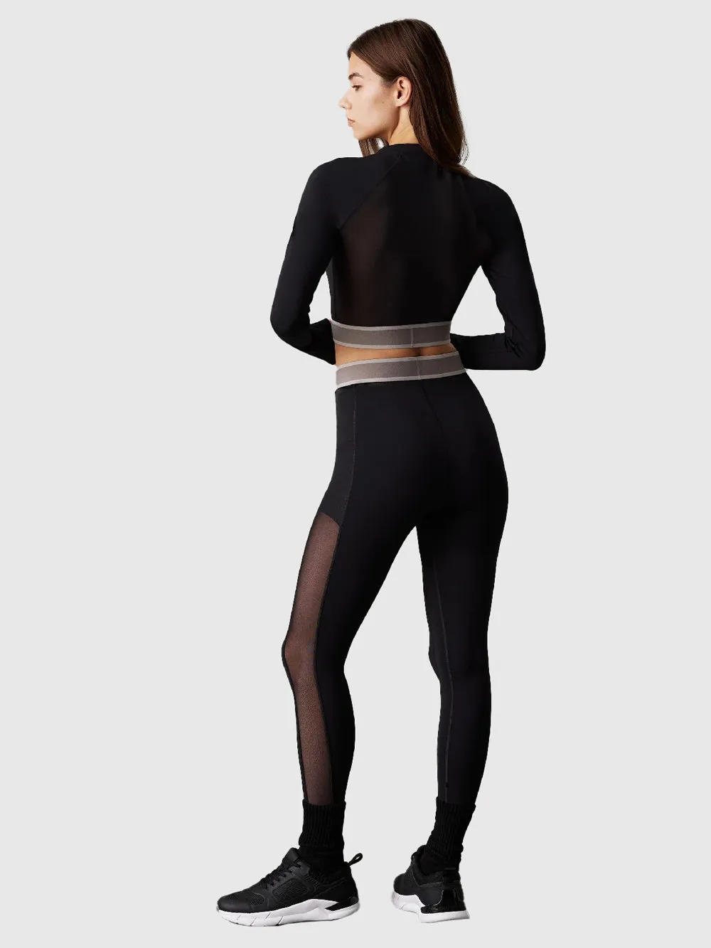 Performance Sheer Leggings - Black