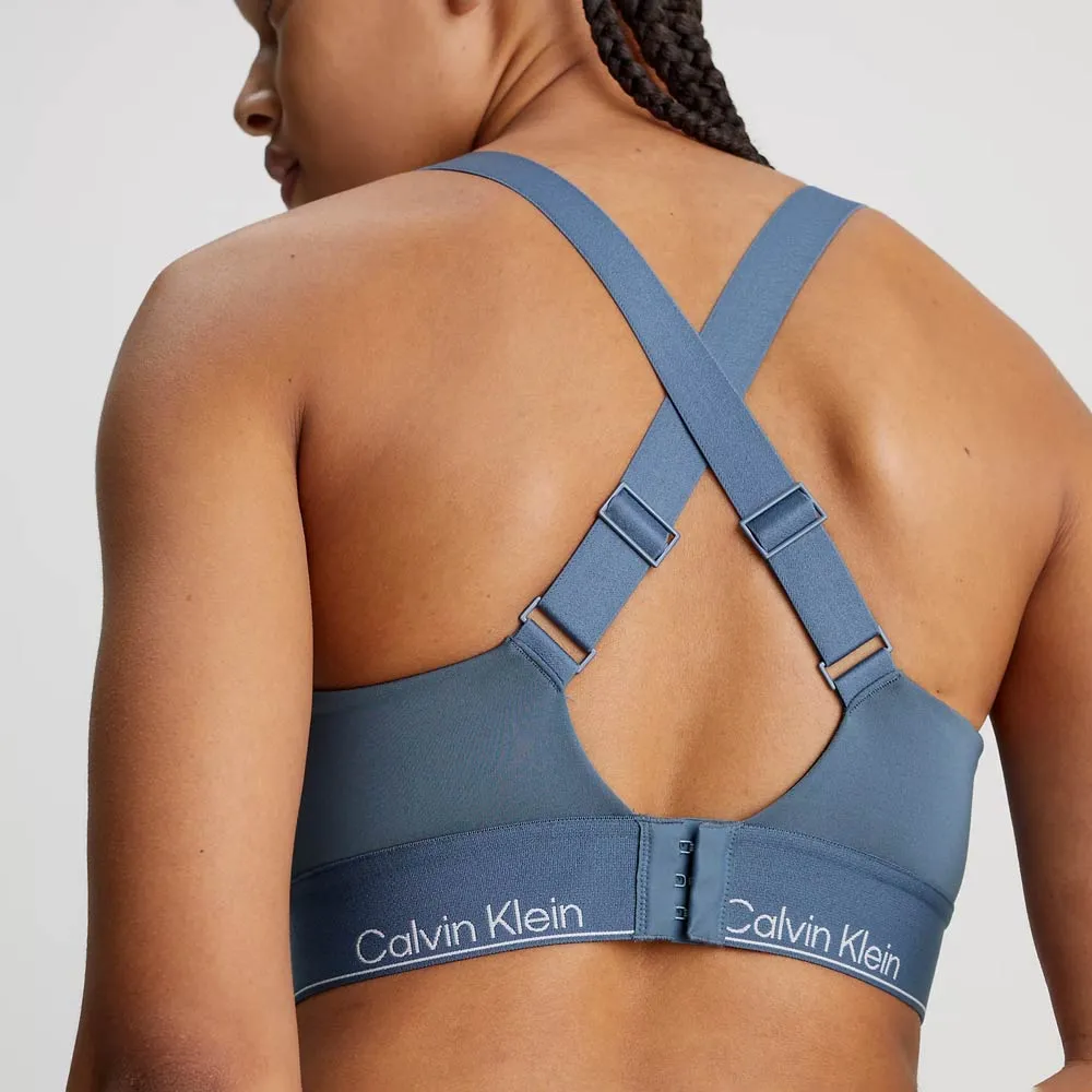 Performance Sports Bra High Support  - Blue Grey