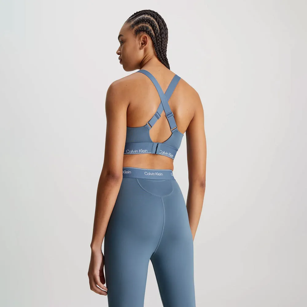 Performance Sports Bra High Support  - Blue Grey