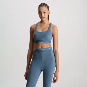 Performance Sports Bra High Support  - Blue Grey