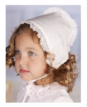 Petit Bebe Pink Eloise Bonnet