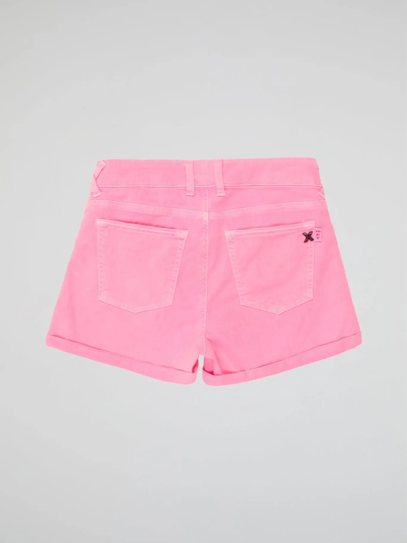 Pink Denim Shorts