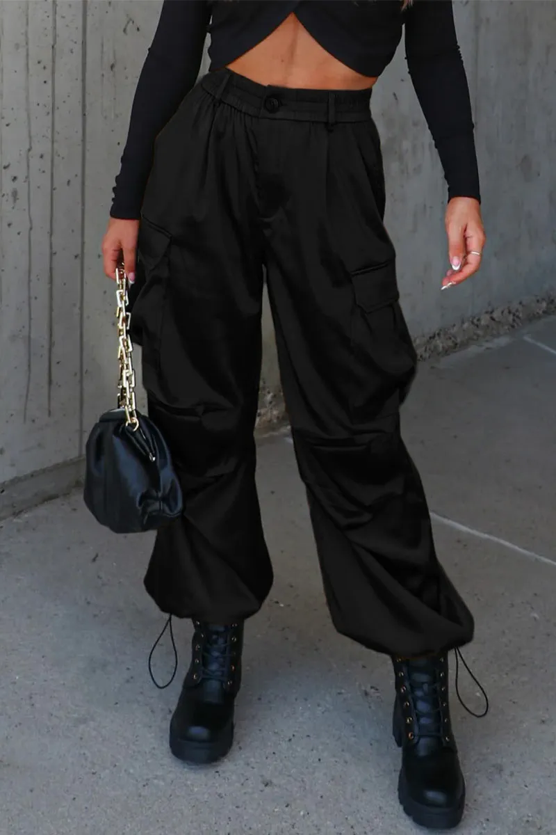 PJ666 High-Rise Wide Fit Pants