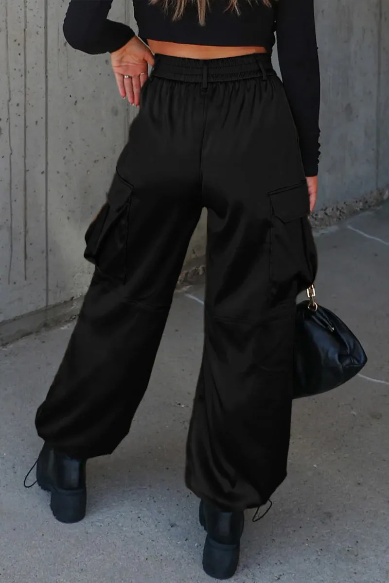 PJ666 High-Rise Wide Fit Pants