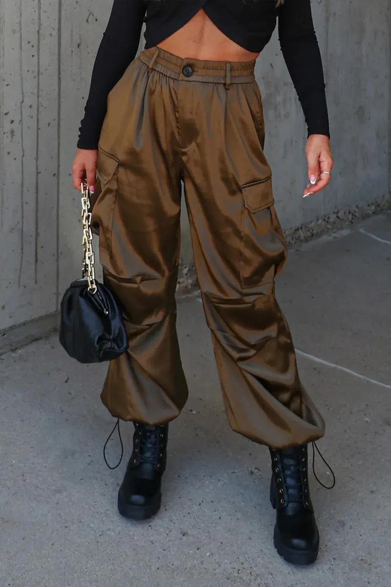 PJ666 High-Rise Wide Fit Pants
