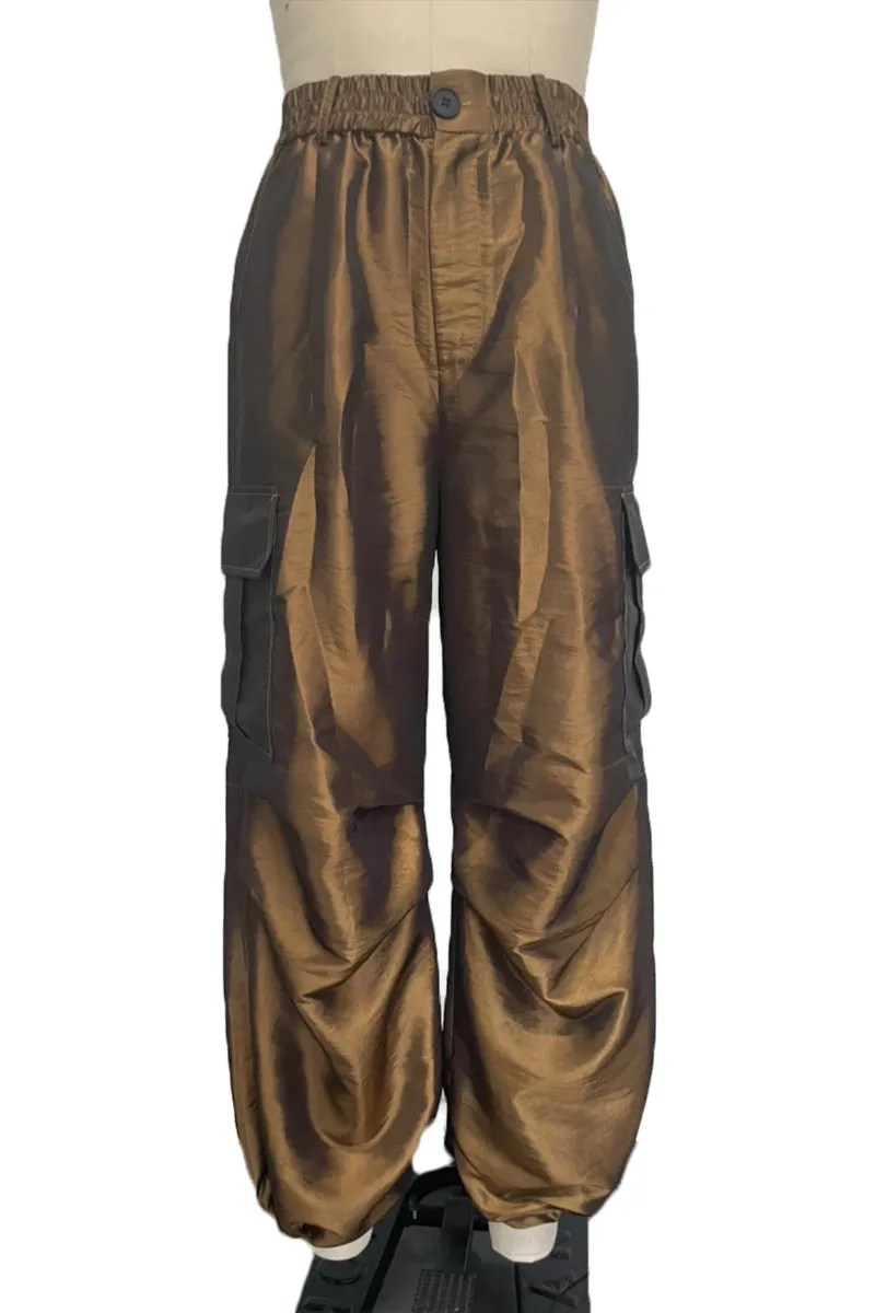 PJ666 High-Rise Wide Fit Pants