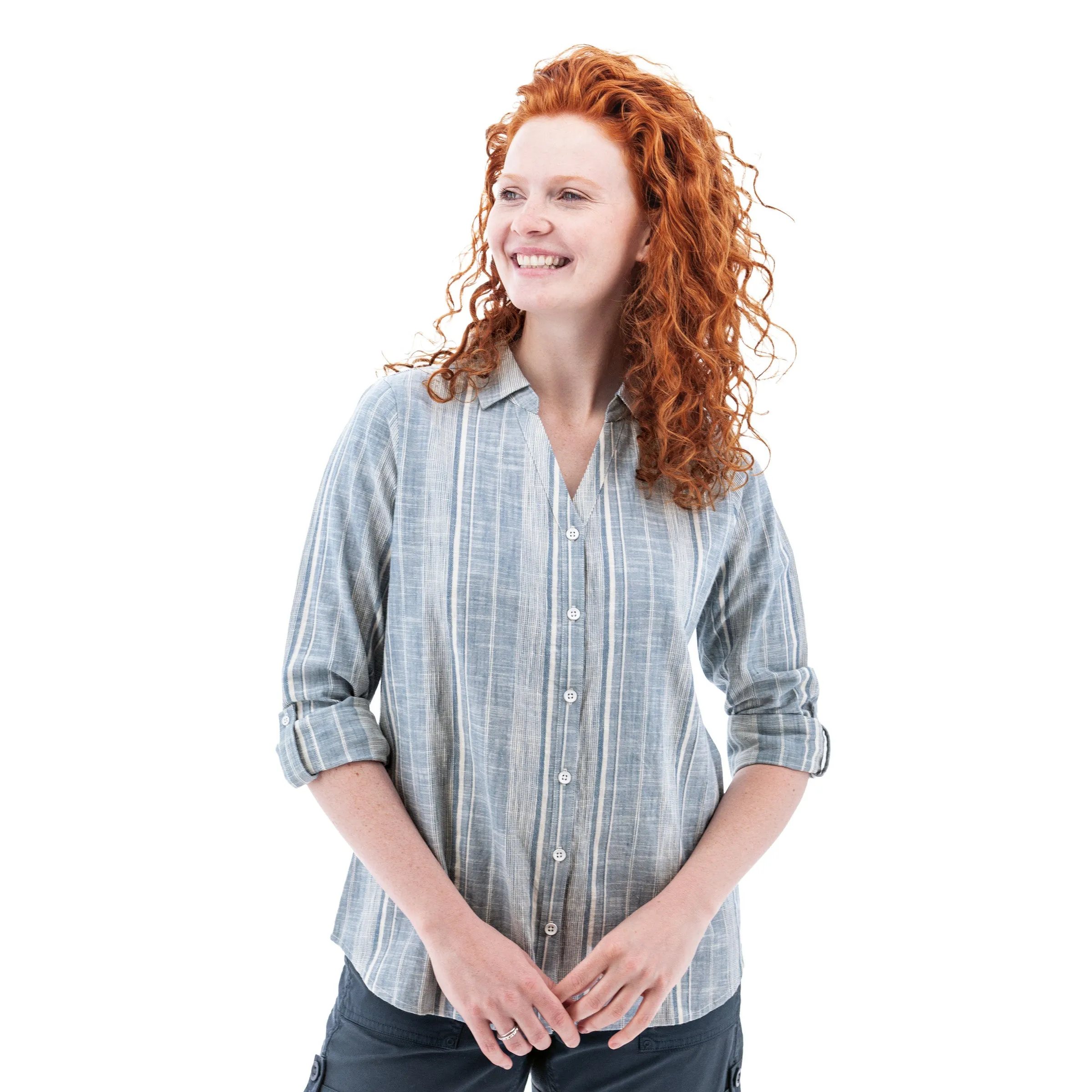 Plumas Organic Roll-Up Shirt - J28552