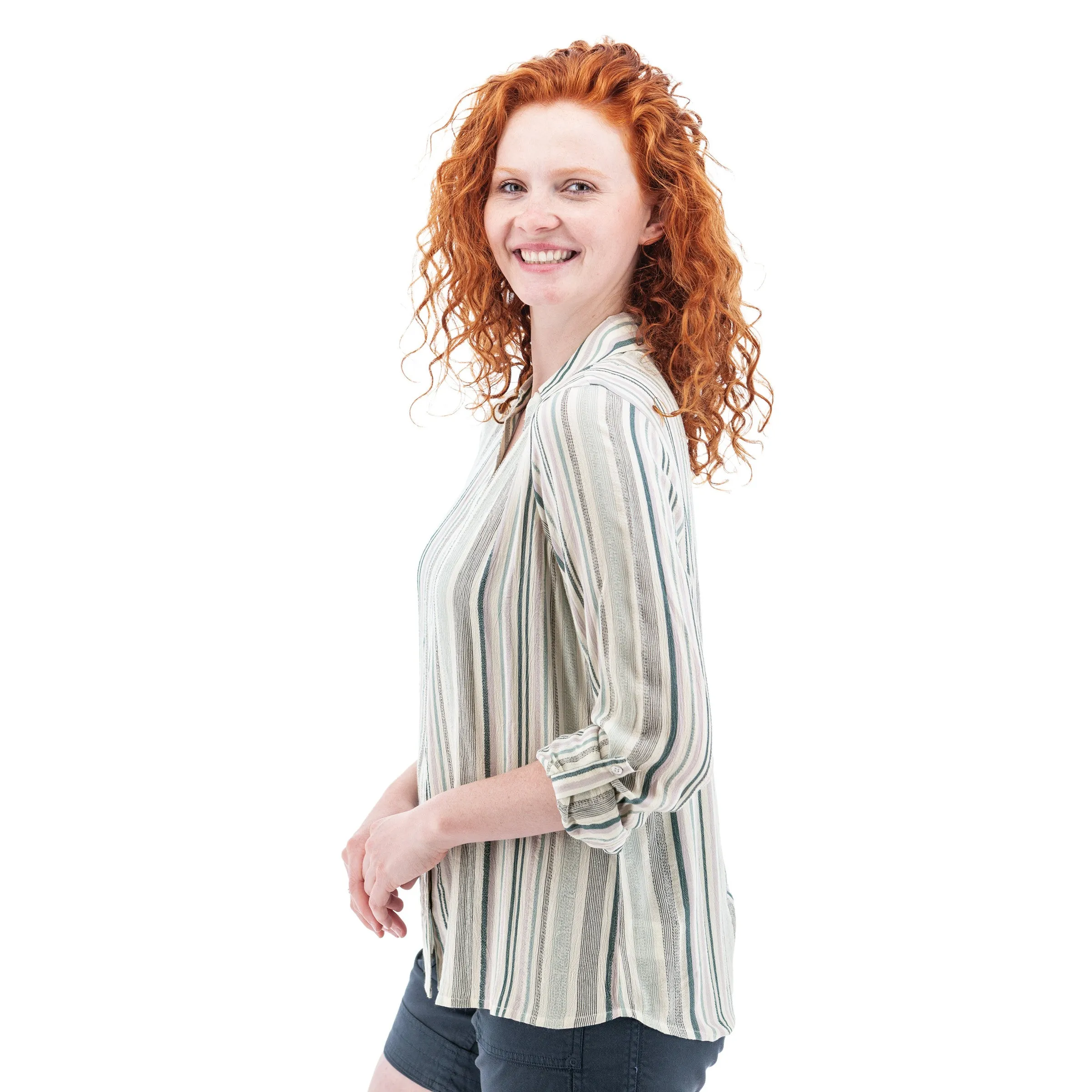 Plumas Organic Roll-Up Shirt - J28552