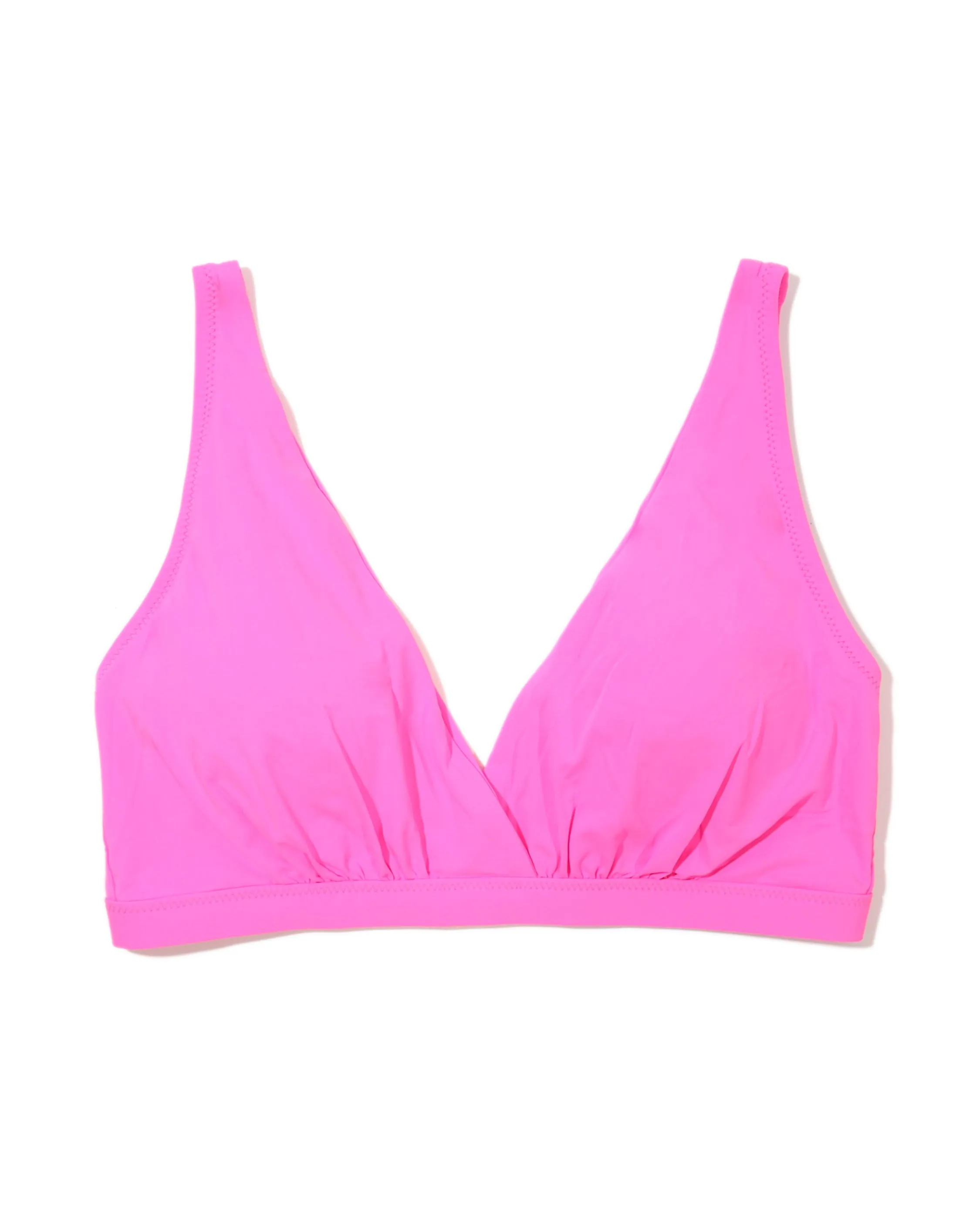 Plunge Swim Top Unapologetic Pink