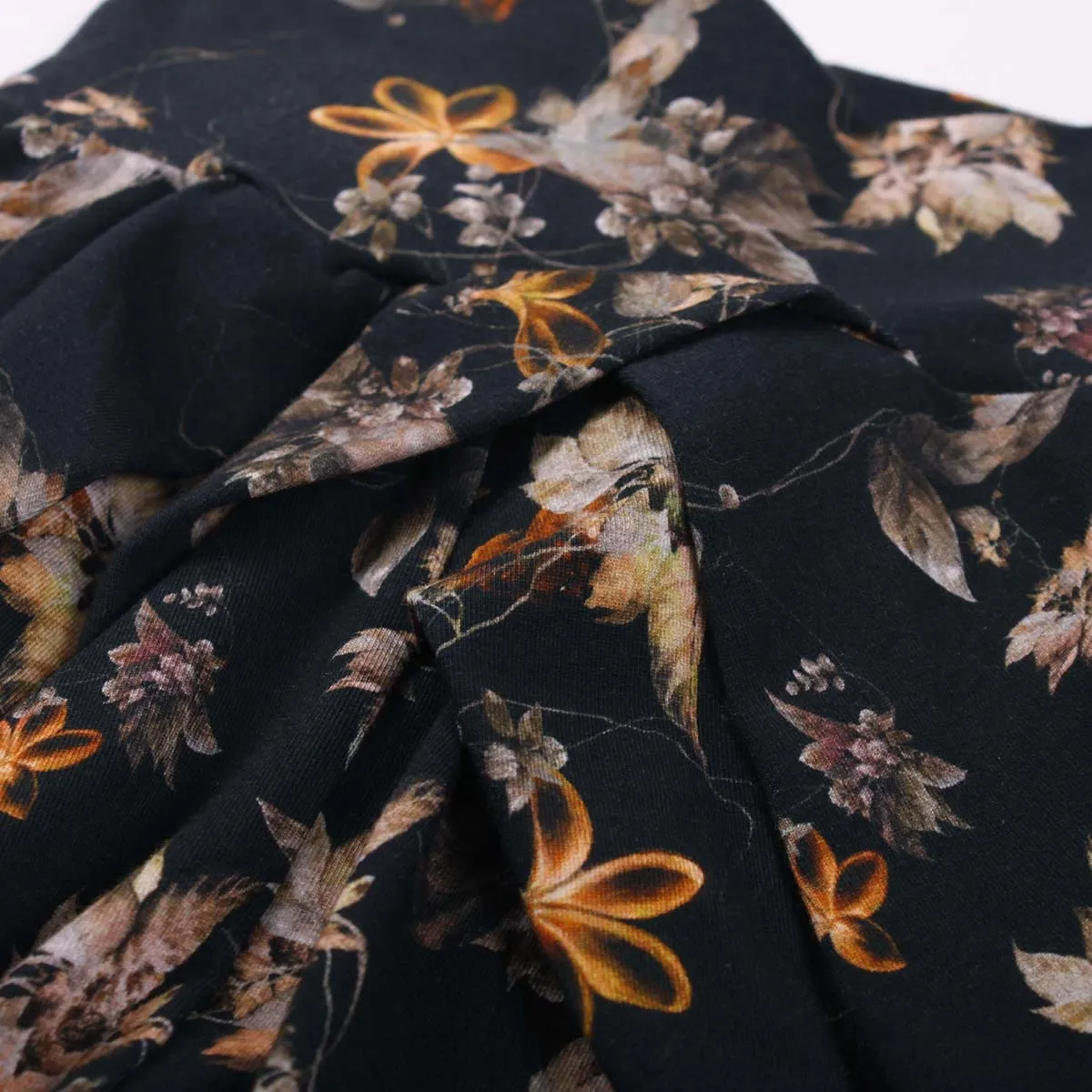 Poetry Print Pants With Pleats - Baby
