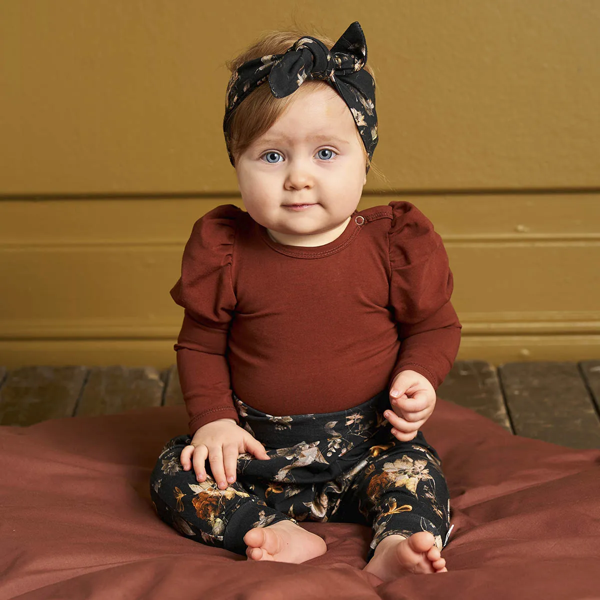 Poetry Print Pants With Pleats - Baby