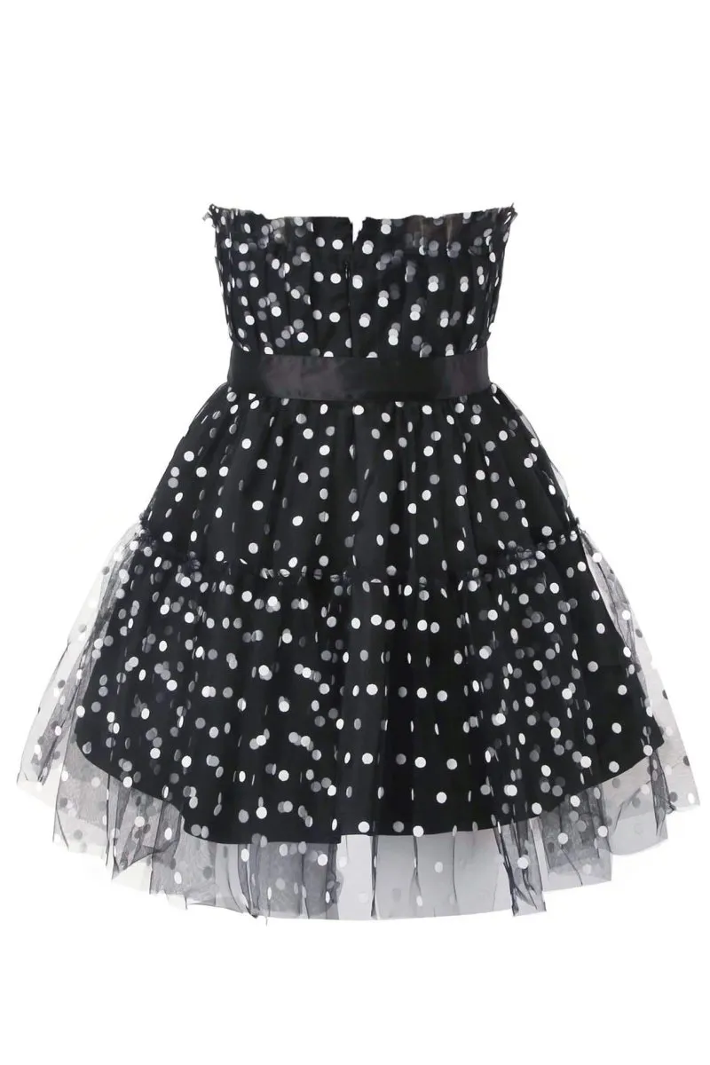 Polka Dot Tulle Party Dress