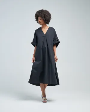 poplin oversized tee dress
