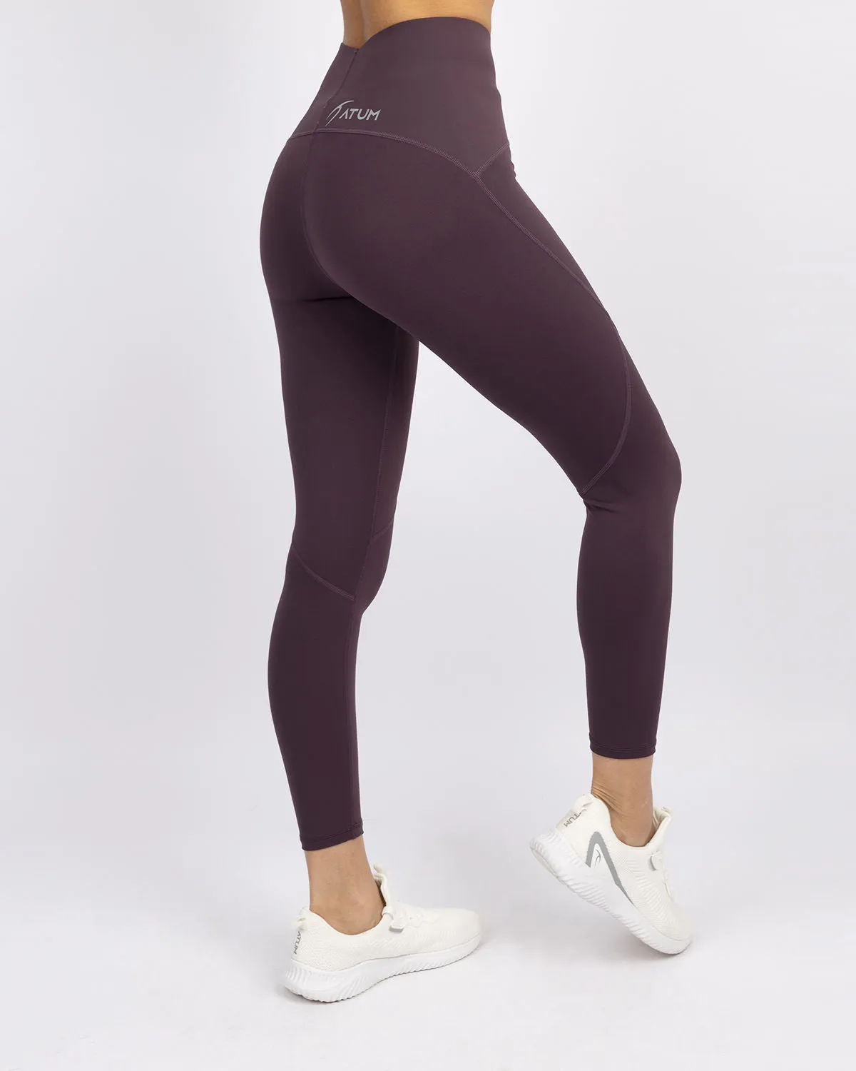 Premium High-Waisted Women's Leggings - Purple