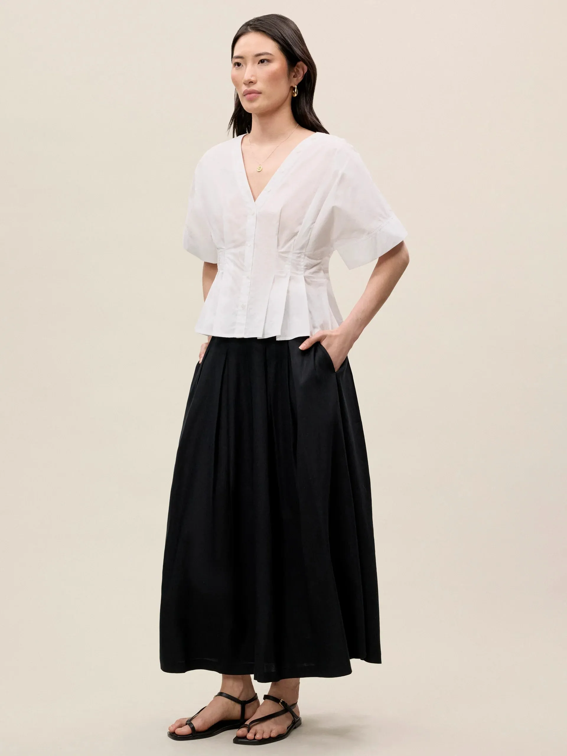 Priya Poplin Top