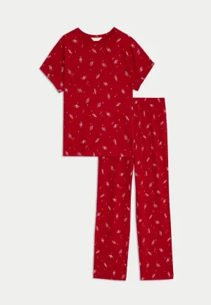 Pure Cotton Printed Pyjama Set