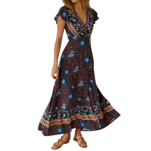 "Ses Platgetes" Wrap Dress