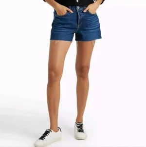 Rag &amp; Bone Womens Shorts Size 31 Dre Low Rise Denim Frayed Hem Button Fly New