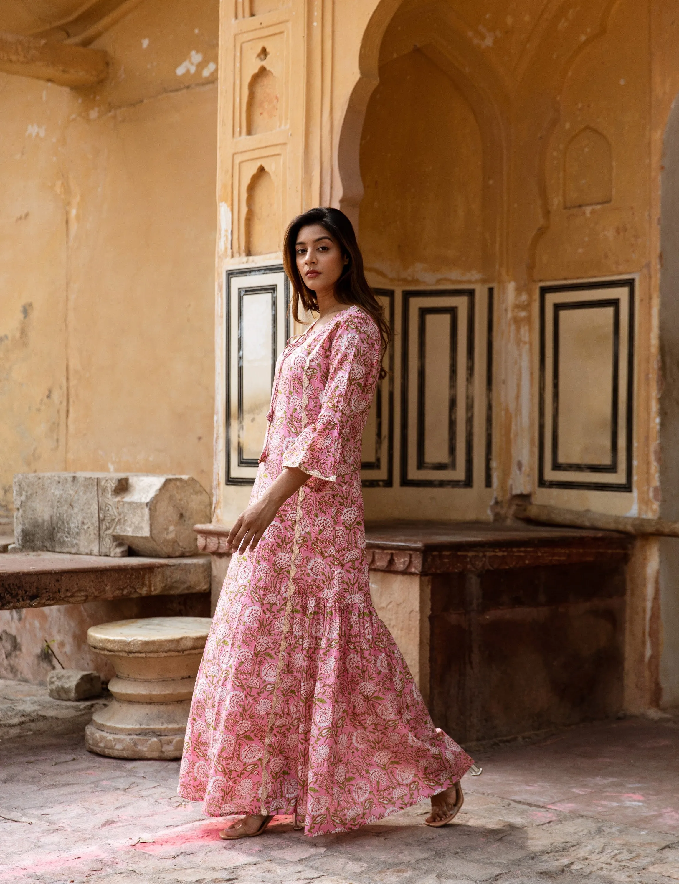 Rai Tier Ruffle Dress