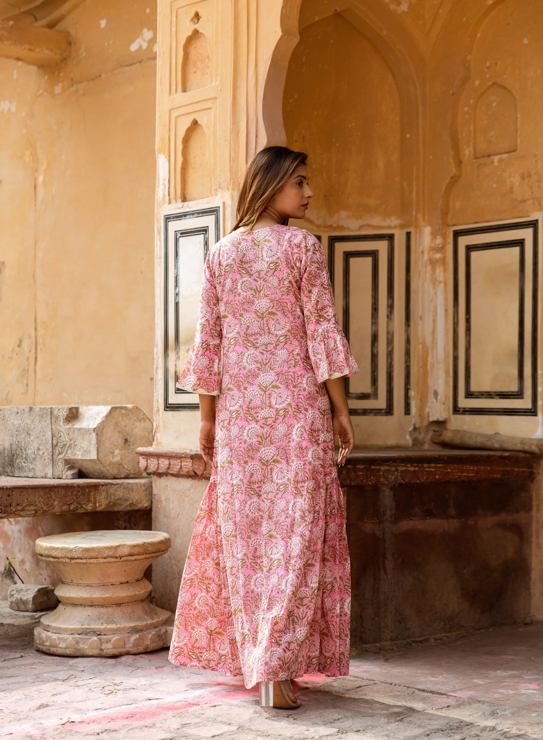 Rai Tier Ruffle Dress