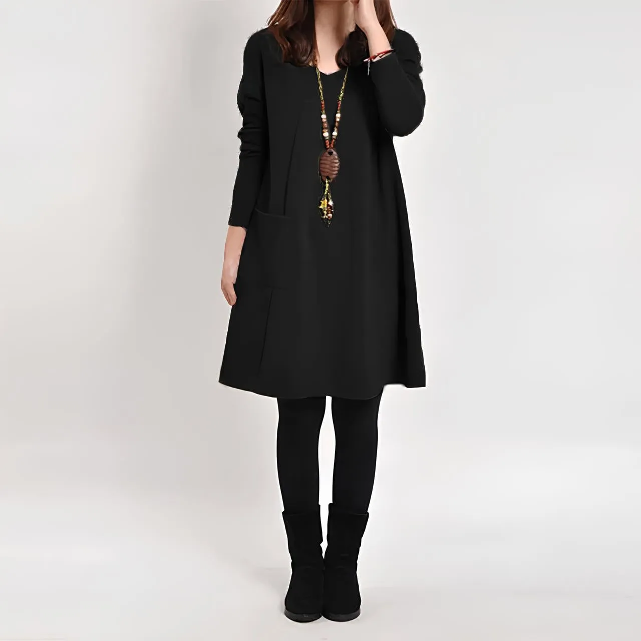 Ramona | Dress with a bag