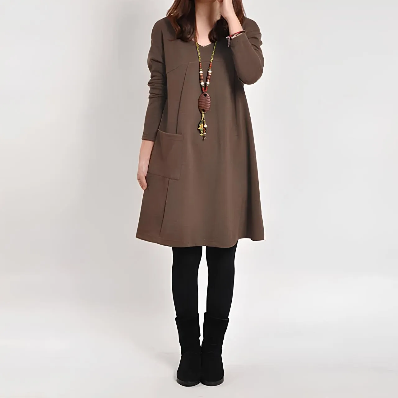 Ramona | Dress with a bag