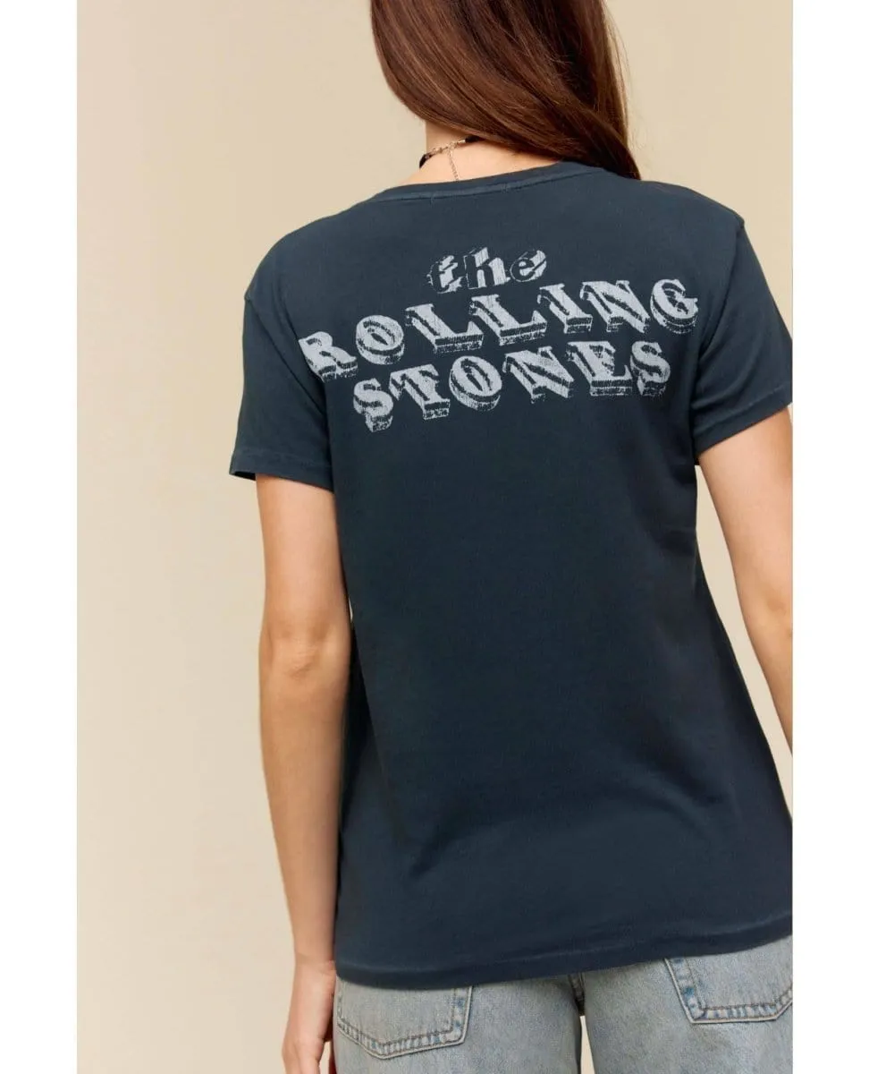 Restocked Rolling Stones Ticket Tee Vintage Black