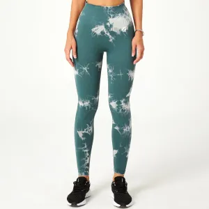 Riser Leggings (Green)