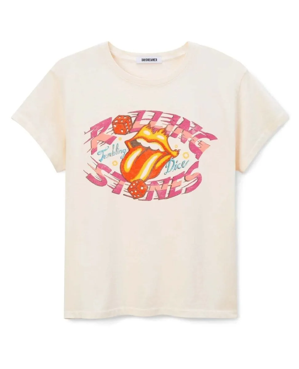 Rolling Stones Tumbling Die Tee Stone