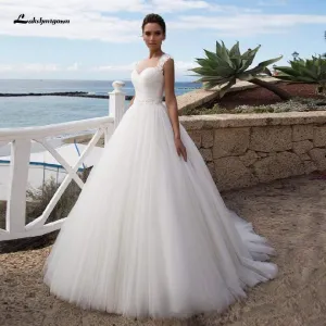 Roycebridal Bridal Gown Wedding Dress Lace Up Back Floor Length