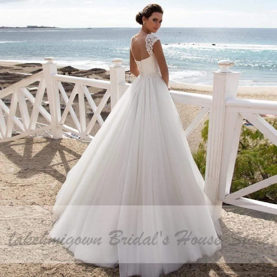 Roycebridal Bridal Gown Wedding Dress Lace Up Back Floor Length