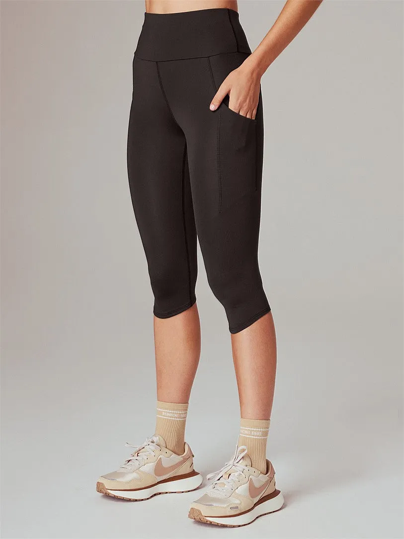 Running Bare runCOOL Pocket 1/2 Tight 16" | Black