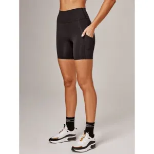 Running Bare Womens Barely Bike Tight Black