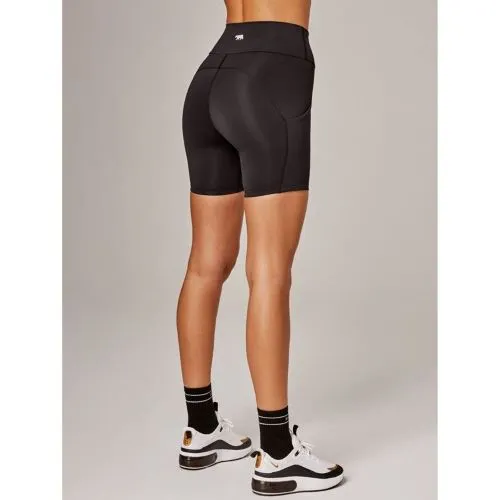 Running Bare Womens Barely Bike Tight Black
