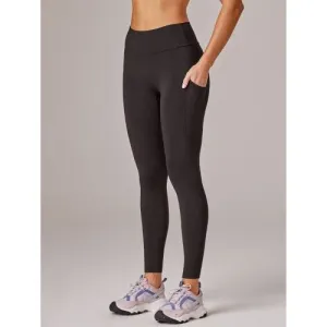 Running Bare Womens Camelflage Full Length Tight Black
