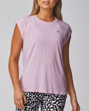Running Bare Womens Saint WorkOut Tee Lip Gloss