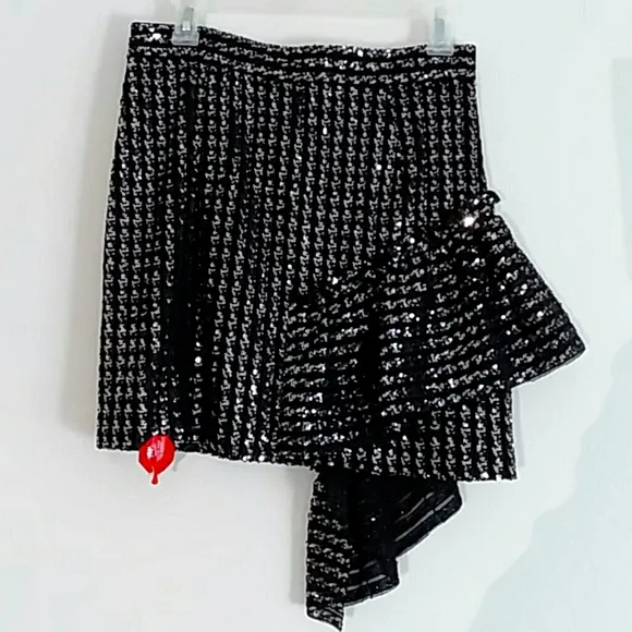 Sandro France Sequin Mini Skirt 28W nwt