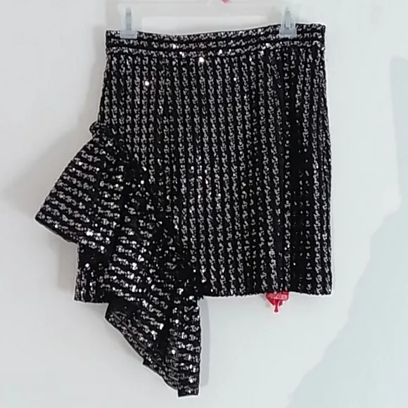 Sandro France Sequin Mini Skirt 28W nwt