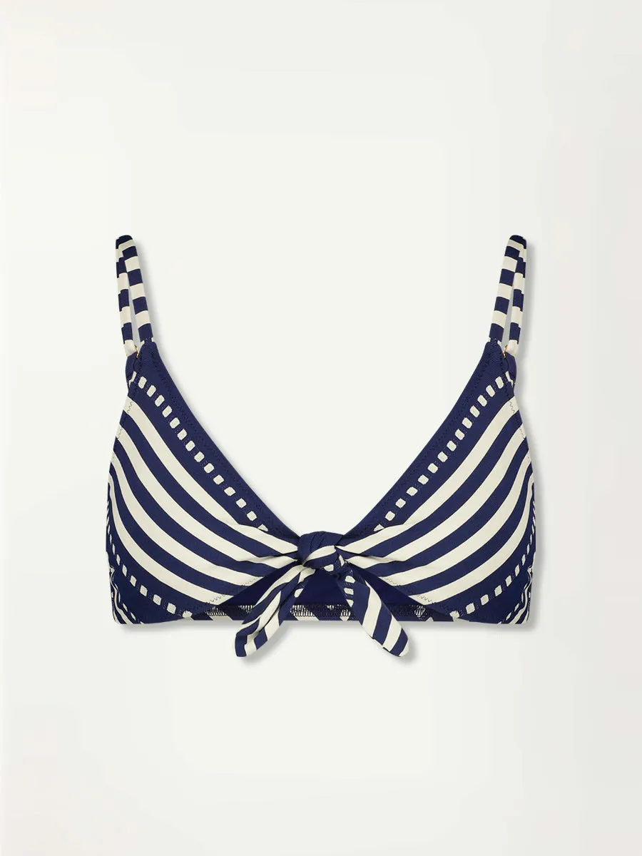 SARA | Tie Front Top