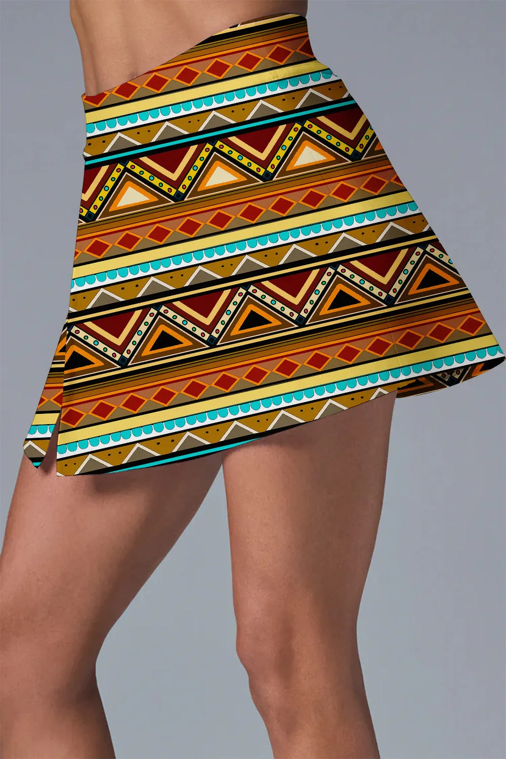 Savanna Sprint Activewear Set – Ethnic Vibes for Tennis, Pickleball & Training